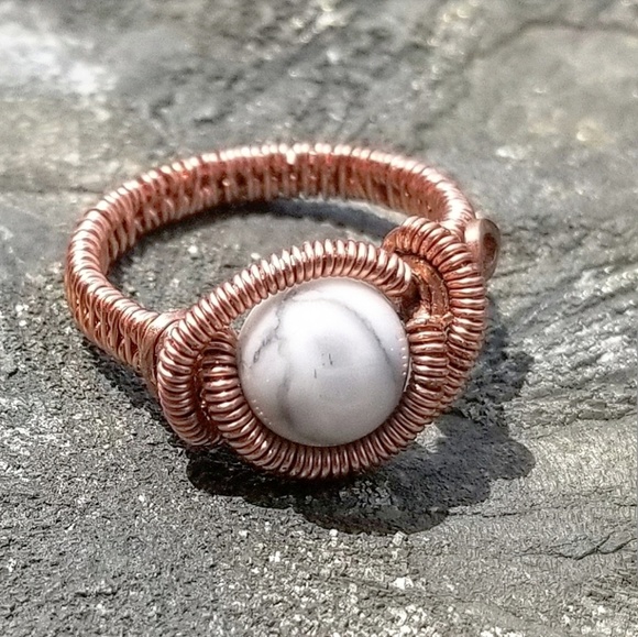 The Krystal Perspective Jewelry - FREE Howlite Copper Ring ⭐ Size 7